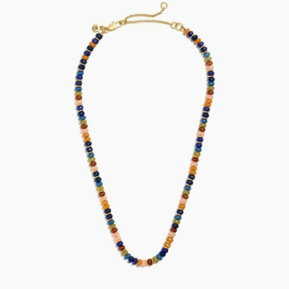 NWT Madewell Multicolored Bead Choker Necklace